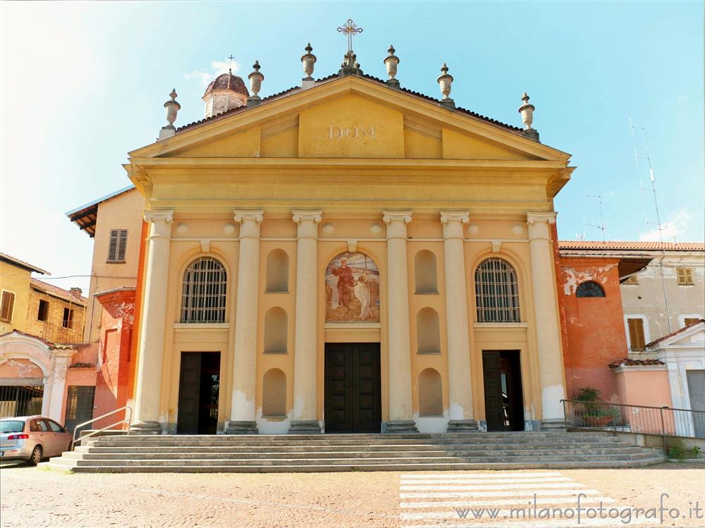 Candelo (Biella, Italy) - Facade of the Church of San Pietro